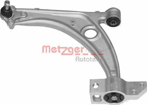 Metzger 58014801 - Neatkarīgās balstiekārtas svira, Riteņa piekare www.autospares.lv