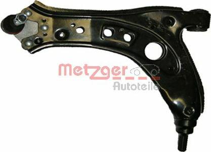 Metzger 58013201 - Neatkarīgās balstiekārtas svira, Riteņa piekare autospares.lv