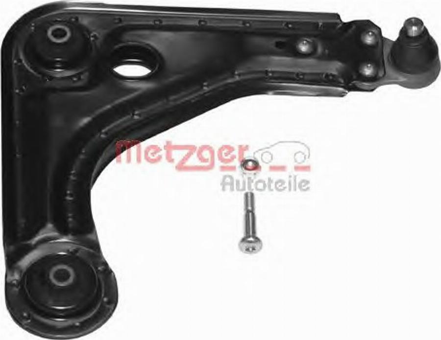 Metzger 58039412 - Neatkarīgās balstiekārtas svira, Riteņa piekare www.autospares.lv