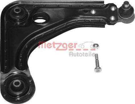 Metzger 58039612 - Track Control Arm www.autospares.lv