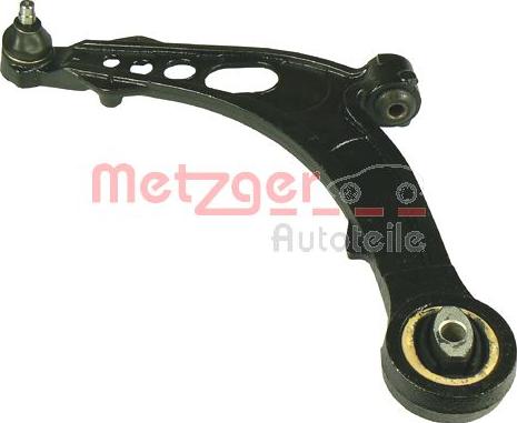 Metzger 58034001 - Neatkarīgās balstiekārtas svira, Riteņa piekare www.autospares.lv