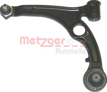 Metzger 58034801 - Neatkarīgās balstiekārtas svira, Riteņa piekare www.autospares.lv