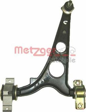 Metzger 58034201 - Neatkarīgās balstiekārtas svira, Riteņa piekare www.autospares.lv