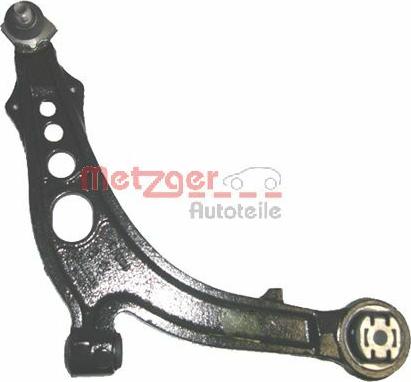 Metzger 58035502 - Neatkarīgās balstiekārtas svira, Riteņa piekare www.autospares.lv