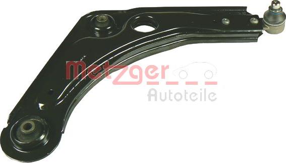 Metzger 58036702 - Neatkarīgās balstiekārtas svira, Riteņa piekare www.autospares.lv