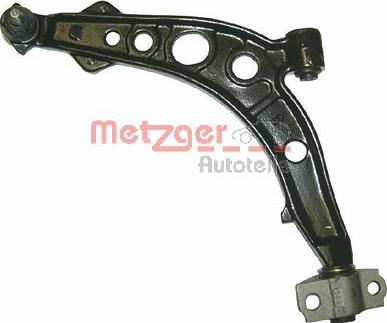 Metzger 58033201 - Neatkarīgās balstiekārtas svira, Riteņa piekare www.autospares.lv