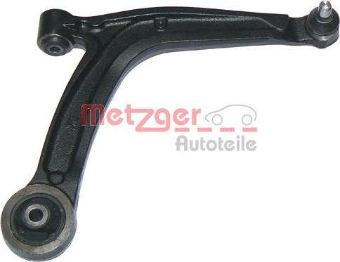 Metzger 58037102 - Neatkarīgās balstiekārtas svira, Riteņa piekare www.autospares.lv