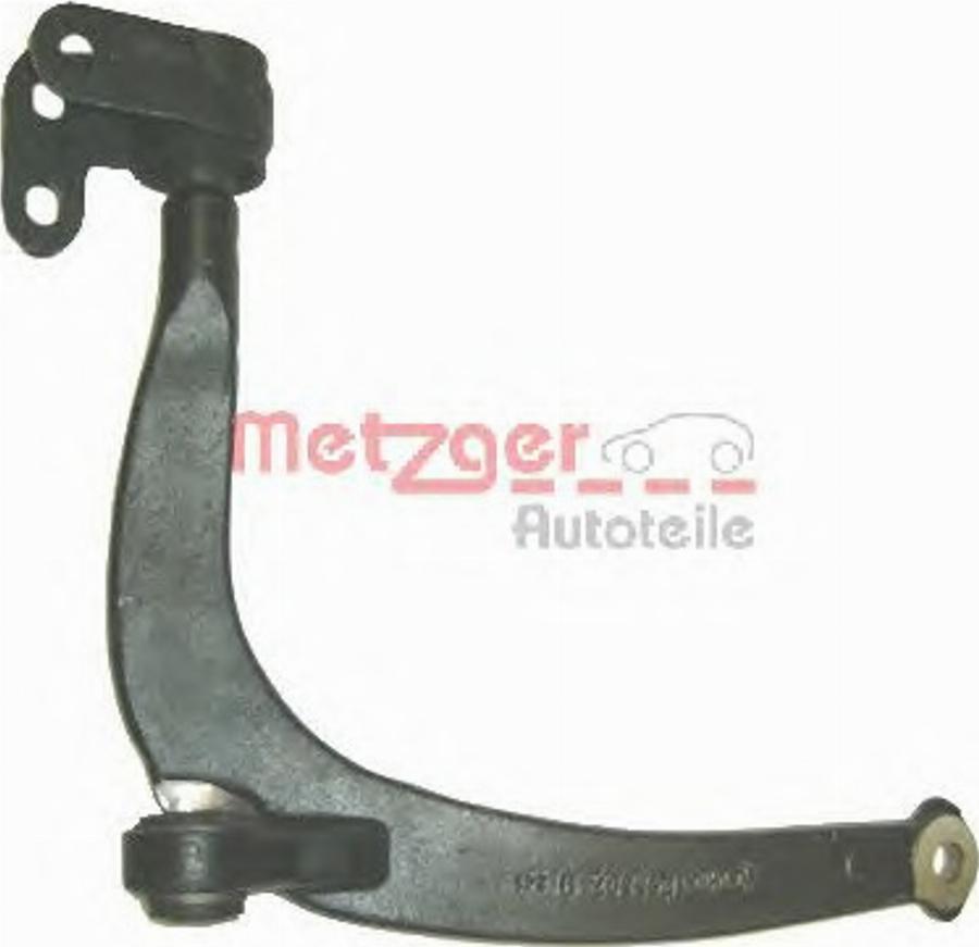 Metzger 58026702 - Neatkarīgās balstiekārtas svira, Riteņa piekare www.autospares.lv