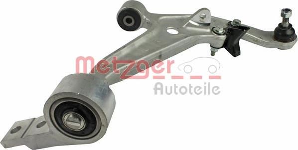 Metzger 58027902 - Neatkarīgās balstiekārtas svira, Riteņa piekare autospares.lv