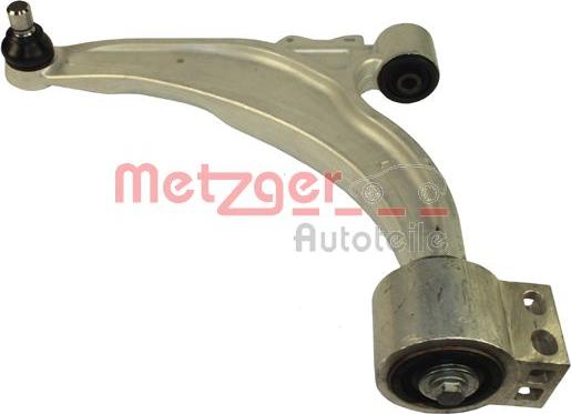 Metzger 58074101 - Neatkarīgās balstiekārtas svira, Riteņa piekare autospares.lv