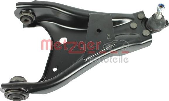 Metzger 58076802 - Track Control Arm www.autospares.lv