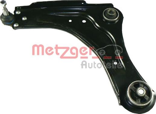 Metzger 58070501 - Neatkarīgās balstiekārtas svira, Riteņa piekare www.autospares.lv