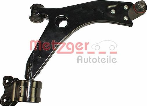 Metzger 58077202 - Neatkarīgās balstiekārtas svira, Riteņa piekare www.autospares.lv