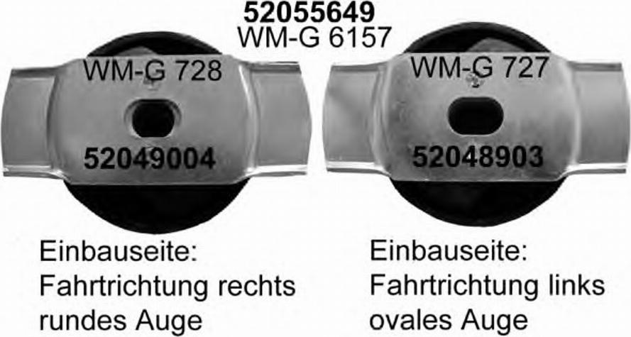 Metzger 52055649 - Remkomplekts, Tilta sija www.autospares.lv