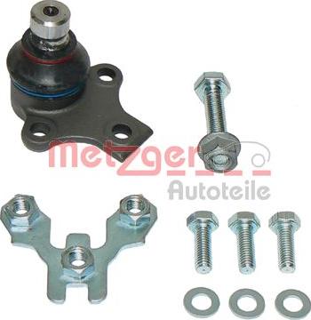 Metzger 57006818 - Шаровая опора, несущий / направляющий шарнир www.autospares.lv