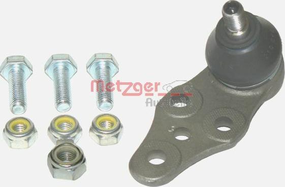 Metzger 57001618 - Шаровая опора, несущий / направляющий шарнир www.autospares.lv