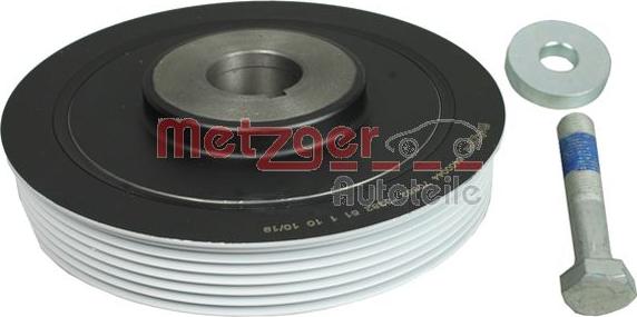 Metzger 6400044 - Шкив коленчатого вала www.autospares.lv