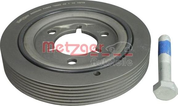 Metzger 6400040 - Шкив коленчатого вала www.autospares.lv