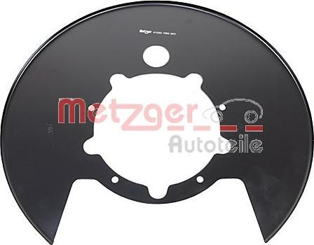 Metzger 6115501 - Dubļu sargs, Bremžu disks www.autospares.lv