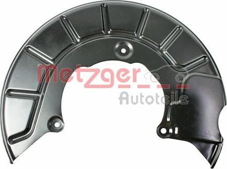 Metzger 6115029 - Dubļu sargs, Bremžu disks www.autospares.lv