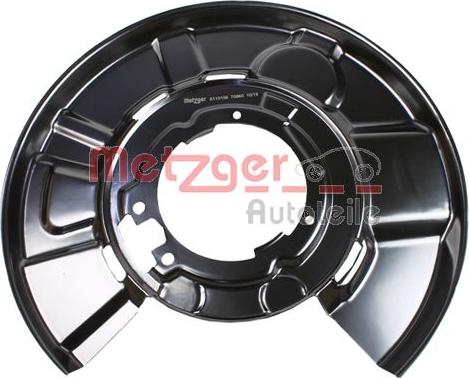 Metzger 6115156 - Dubļu sargs, Bremžu disks www.autospares.lv