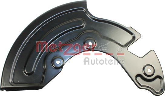 Metzger 6115125 - Dubļu sargs, Bremžu disks www.autospares.lv