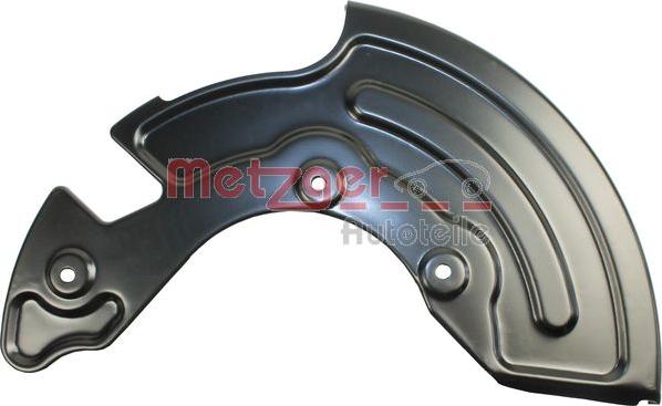 Metzger 6115126 - Dubļu sargs, Bremžu disks www.autospares.lv