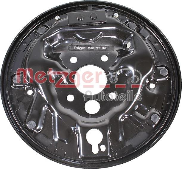 Metzger 6117001 - Bremžu nesošā plāksne autospares.lv