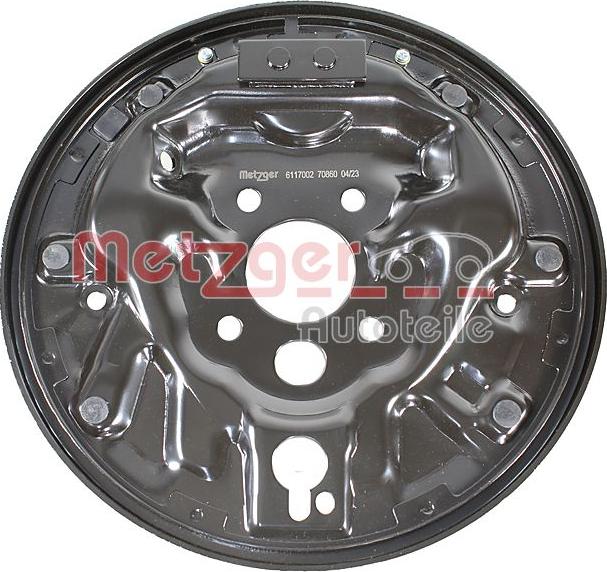 Metzger 6117002 - Bremžu nesošā plāksne autospares.lv