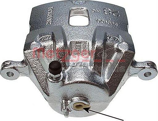 Metzger 6250405 - Тормозной суппорт www.autospares.lv