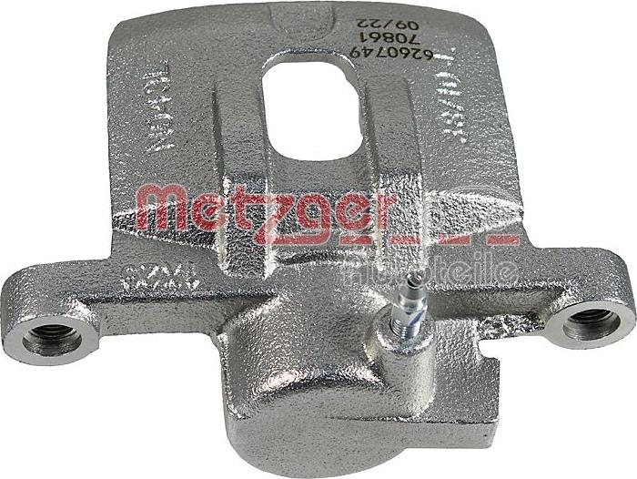 Metzger 6260749 - Bremžu suports www.autospares.lv