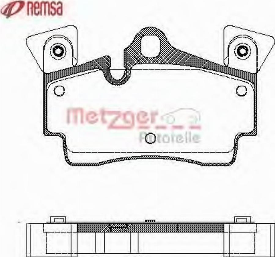 Metzger 099610 - Bremžu uzliku kompl., Disku bremzes www.autospares.lv