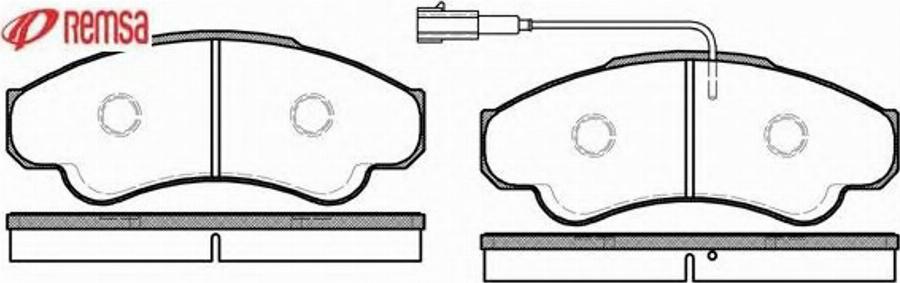 Metzger 0959.01 - Brake Pad Set, disc brake www.autospares.lv