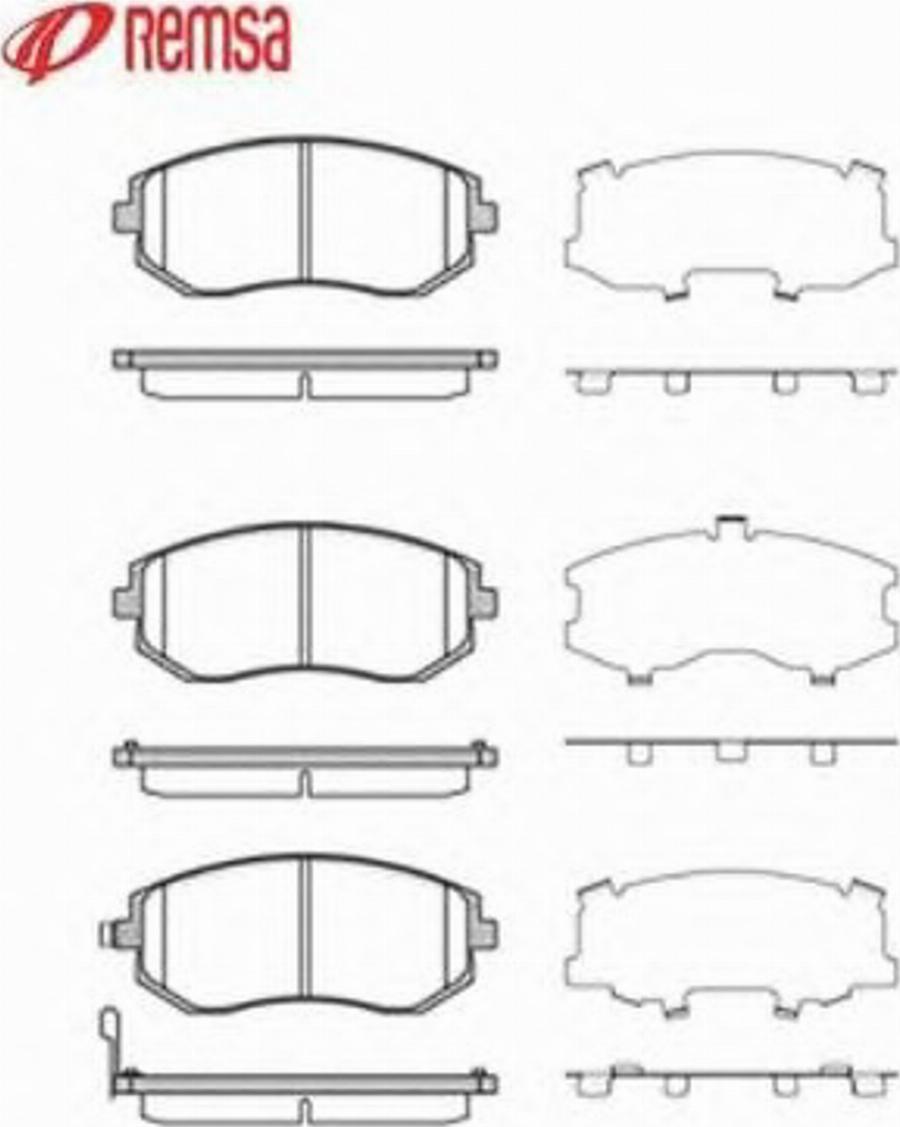 Metzger 095111 - Brake Pad Set, disc brake www.autospares.lv