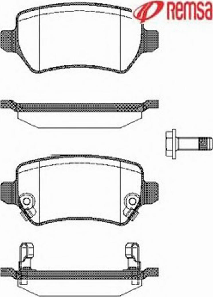 Metzger 095702 - Тормозные колодки, дисковые, комплект www.autospares.lv