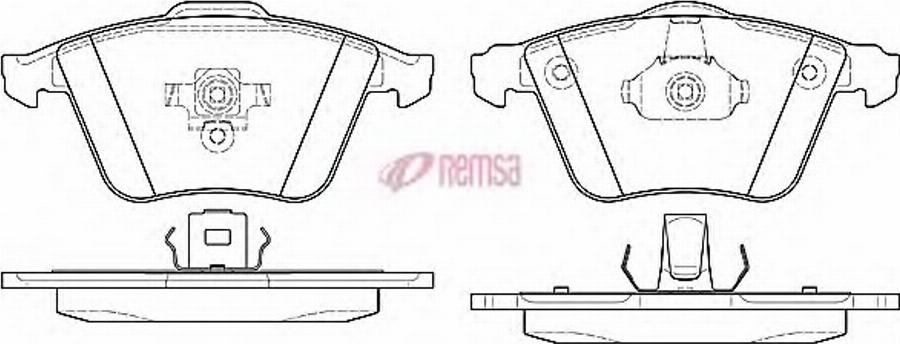 Metzger 096420 - Тормозные колодки, дисковые, комплект www.autospares.lv