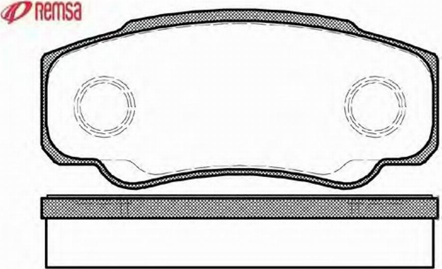 Metzger 096100 - Brake Pad Set, disc brake www.autospares.lv