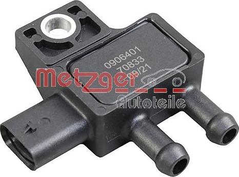 Metzger 0906401 - Devējs, Izplūdes gāzu spiediens www.autospares.lv