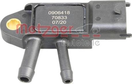 Metzger 0906418 - Devējs, Izplūdes gāzu spiediens www.autospares.lv