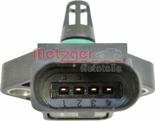 Metzger 0906266 - Devējs, Spiediens ieplūdes traktā www.autospares.lv