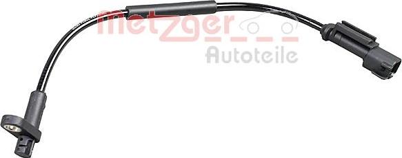 Metzger 09001434 - Devējs, Riteņu griešanās ātrums www.autospares.lv