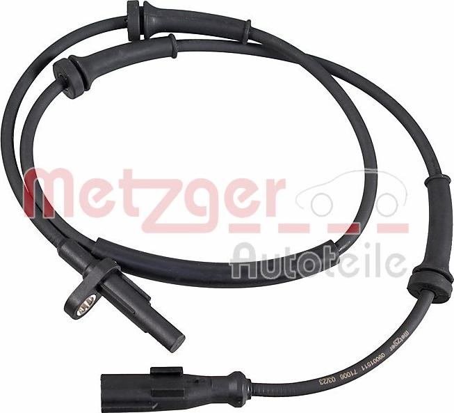 Metzger 09001511 - Devējs, Riteņu griešanās ātrums www.autospares.lv