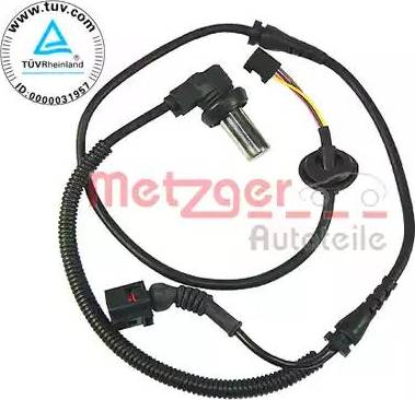 Metzger 0900116 - Devējs, Riteņu griešanās ātrums www.autospares.lv