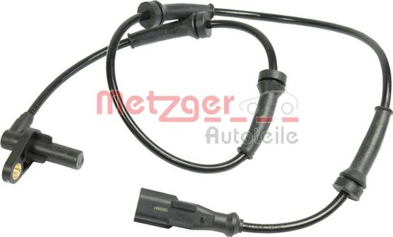 Metzger 0900891 - Sensor, wheel speed www.autospares.lv