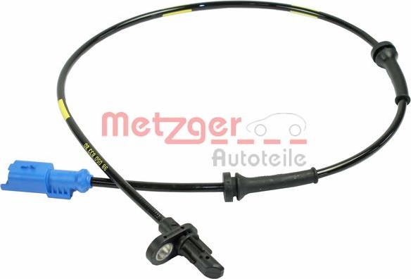 Metzger 0900856 - Devējs, Riteņu griešanās ātrums www.autospares.lv