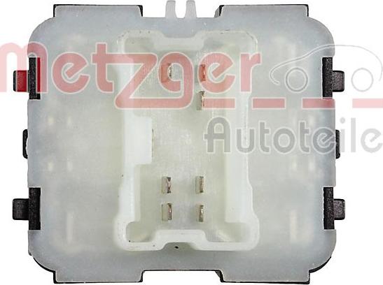 Metzger 0916952 - Slēdzis, Stikla pacēlājmehānisms www.autospares.lv