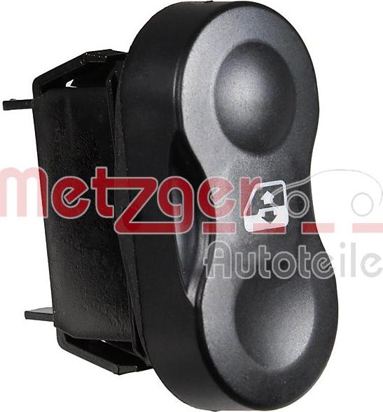 Metzger 0916957 - Slēdzis, Stikla pacēlājmehānisms www.autospares.lv