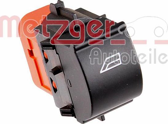 Metzger 0916960 - Slēdzis, Stikla pacēlājmehānisms www.autospares.lv