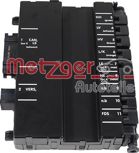 Metzger 0916986 - Vadības bloks, Sēdekļa ieregulēšana www.autospares.lv