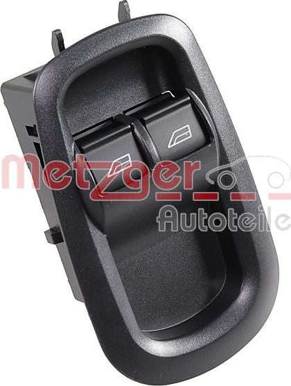 Metzger 0916929 - Slēdzis, Stikla pacēlājmehānisms www.autospares.lv